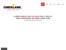 Tablet Screenshot of chicklabsllc.com